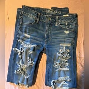 American Eagle distressed jeans